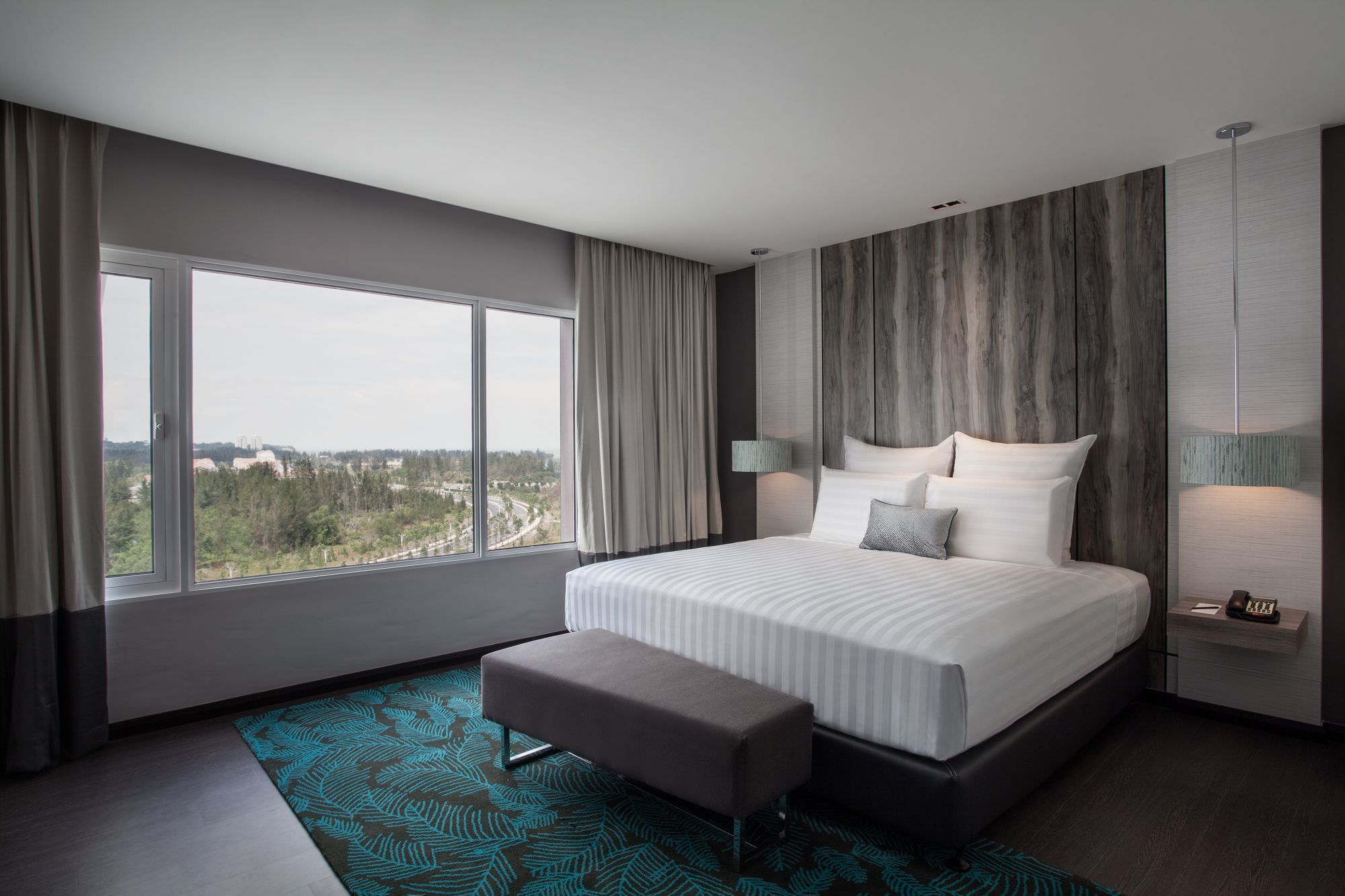 Pullman Miri Waterfront Exterior foto Executive Suite bedroom